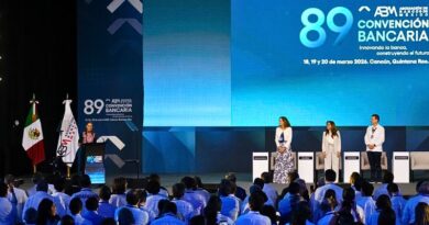 En la Convención Bancaria, Mara Lezama destaca reducción de deuda, crecimiento de ingresos y apuesta por un distrito financiero en Cancún