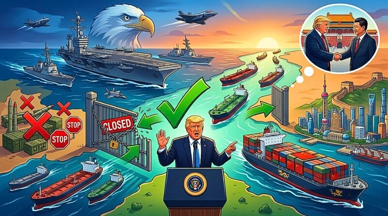 El presidente Donald Trump asegura estabilidad en el estrecho de Ormuz y destaca cooperación con Xi Jinping y China