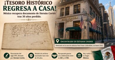 El histórico documento del siglo XVI, firmado por el conquistador español, fue hallado en Estados Unidos y devuelto a México gracias a la colaboración entre la SRE y el FBI; se trata de un valioso testimonio de la Nueva España.
