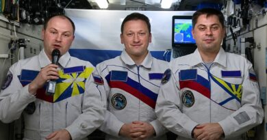 En órbita y con la patria en el corazón: tres tripulantes rusos envían un mensaje de unidad y orgullo nacional por el Día de Rusia.