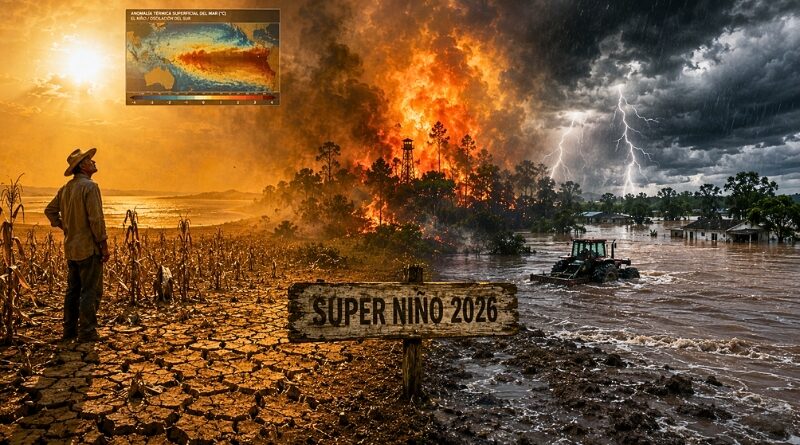 Sequías, inundaciones y temperaturas récord golpearán la región mientras los organismos internacionales elevan la alerta ante la inminente llegada del fenómeno más intenso en décadas