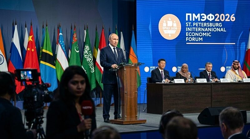 Rusia impulsa un nuevo paradigma económico ante élites europeas y Occidente, mientras el Foro de San Petersburgo se consolida como epicentro del diálogo sur-sur.
