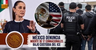 Gobierno federal presentará denuncias por la muerte de 17 mexicanos bajo custodia migratoria y llama a una respuesta nacional en defensa de los derechos humanos.