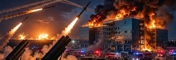 El Cuerpo de la Guardia Revolucionaria Islámica ejecutó un ataque con misiles de crucero contra la infraestructura tecnológica de la compañía estadounidense, en el marco de una escalada militar que ya supera la semana de intercambios bélicos entre ambas potencias.