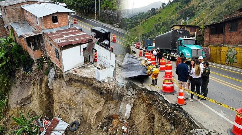La amenaza latente sobre el corredor que mueve el 70% del comercio nacional desata alarmas en Cajamarca, Tolima, mientras el país se prepara para los embates climáticos anunciados.