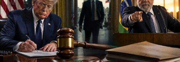 Las sanciones, los aranceles y la presión política de Washington marcan la campaña presidencial brasileña, mientras Lula y Bolsonaro intensifican su disputa.