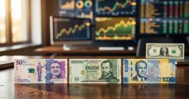 El peso colombiano, el guaraní paraguayo y el colón costarricense encabezan las apreciaciones regionales con rentabilidades de doble dígito, impulsadas por el 'carry trade', el auge de la soja y el récord en reservas internacionales.